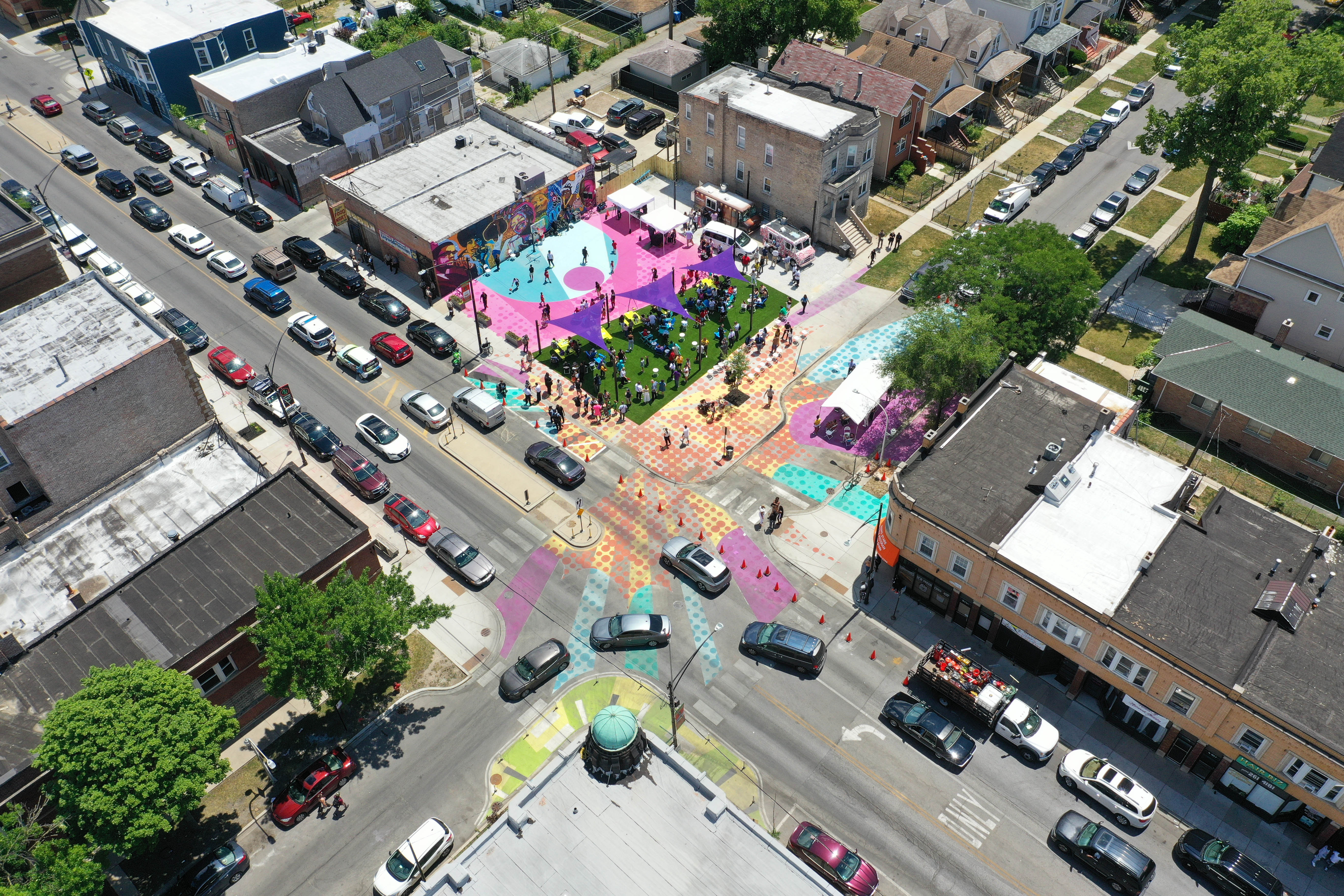 Activated sidewalk